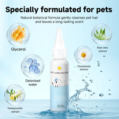 Ultimate 3-In-1 Pet Steam Brush Set - Grooming Comb, Defur Tool & Water-Assisted Hair Removal for Dogs & Cats!